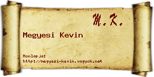 Megyesi Kevin névjegykártya